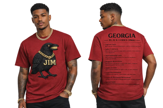 Men's Georgia Black Codes Tee – Red