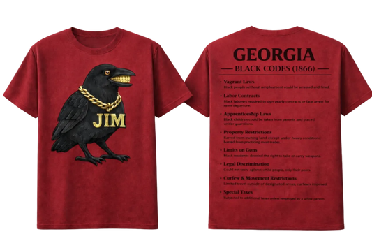 Men's Georgia Black Codes Tee – Red